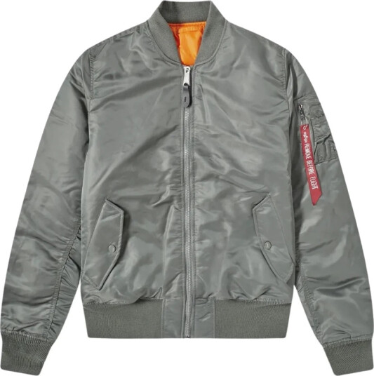 Alpha Industries Herre Jakker Grå S,