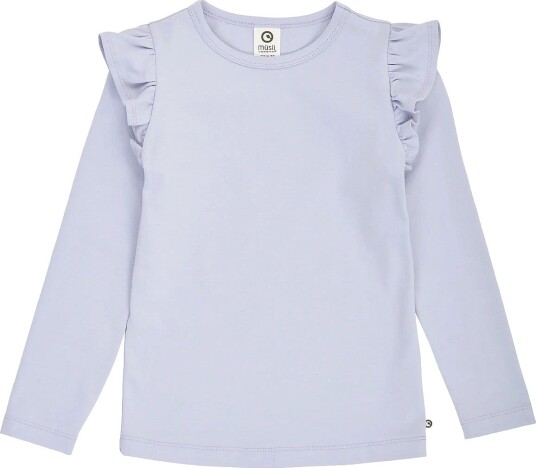 Müsli Cozy Me Frill L/S T MAUVE 128