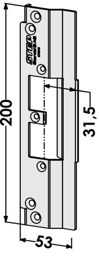 Step St9513 Stolpe For Schüco Profilsystem 31 5mm