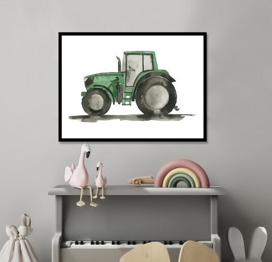 Plakat Traktor