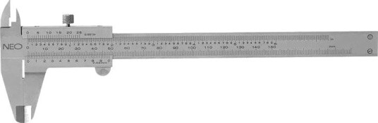 NEO Tools Skyvelære 75-000 150 mm, Rustfritt Stål, 0,02 mm Målenøyaktighet