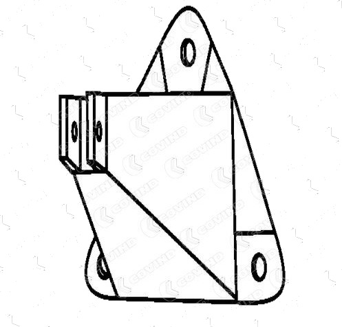 COVIND 075/133 Hengsel, motorpanser