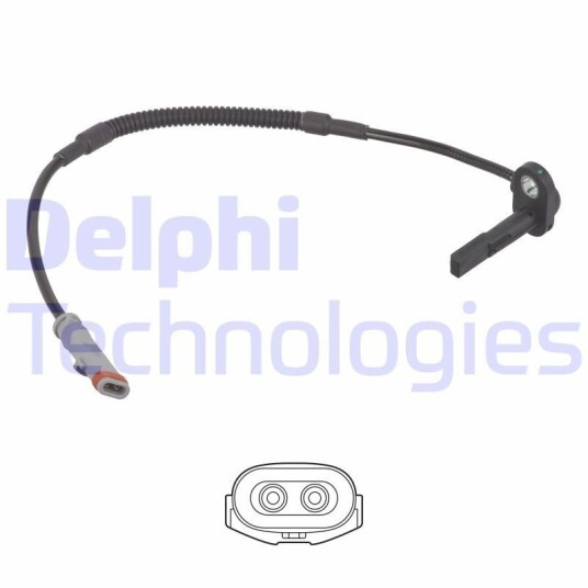 Sensor, ABS DELPHI SS21252-12B1 Sensor, ABS DELPHI SS21252-12B1
