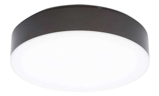Lindby Utendørs LED-taklampe Lahja, IP65 mørkegrå