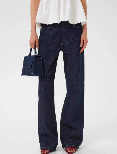 Gestuz Gzsummer Hw Wide Jeans - Navy - 25 x 32