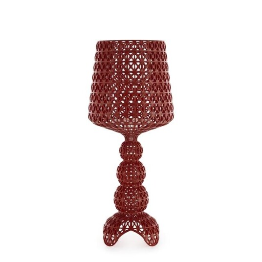 Kartell KABUKI Bordlampe Mini Burgunder Kartell KABUKI Bordlampe Mini Burgunder