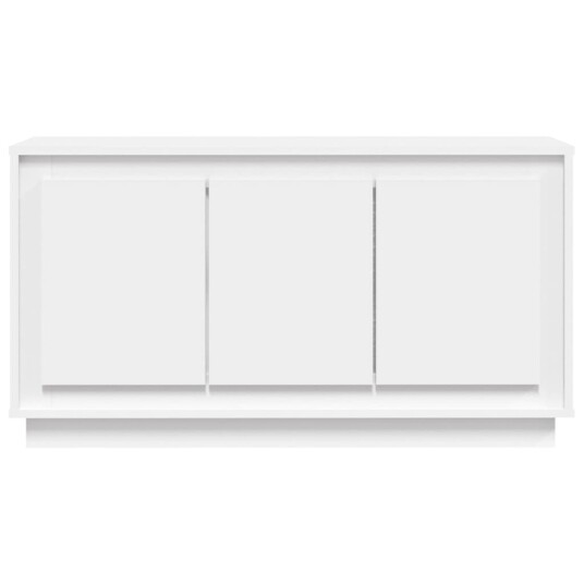 vidaXL Skjenk hvit 102x35x55 cm konstruert tre
