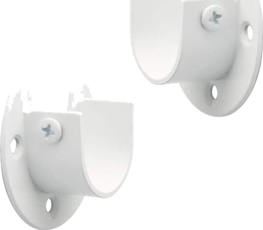 Gardinstangfeste U formede uttak Garderobe Rod End Hanger Rod