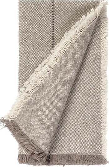 Lorena Canals Set Of 4 Handloom Napkins Greige   Grey   45X 45CM