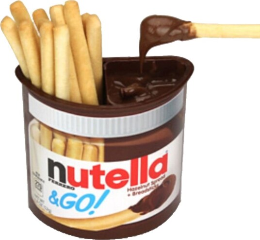 Nutella & Go med Brødpinner og Sjokolade 52 gram