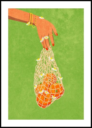 Fresh Oranges  Poster Plakat / 100x150cm