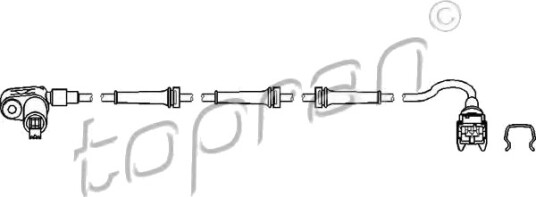 TOPRAN 721 604 Sensor ABS
