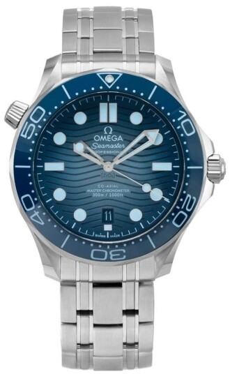 Omega Herreklokke 210.30.42.20.03.003 Seamaster Diver 300m Blå/Stål