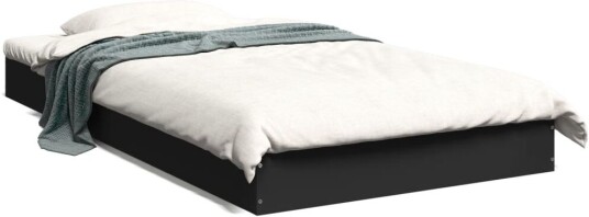 Sengeramme svart 90x190 cm konstruert tre 8721102599323
