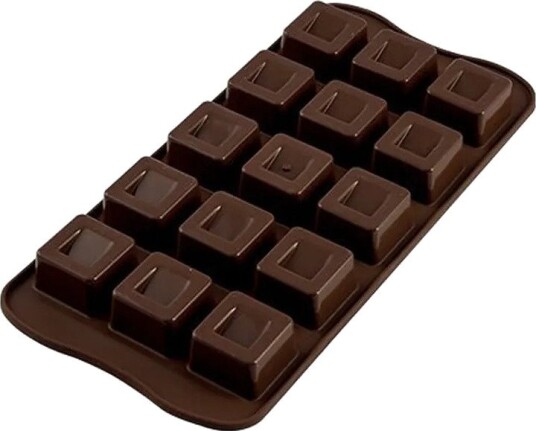 Silikomart Easy Choc Konfektform silikon, Cube Silikomart Easy Choc Konfektform silikon, Cube