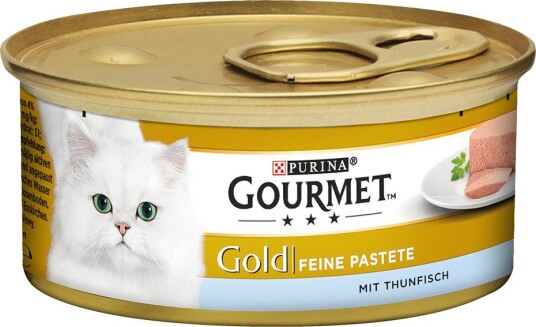 Gourmet våtfôr Gold Fine Patè Tunfisk 48 x 85 g