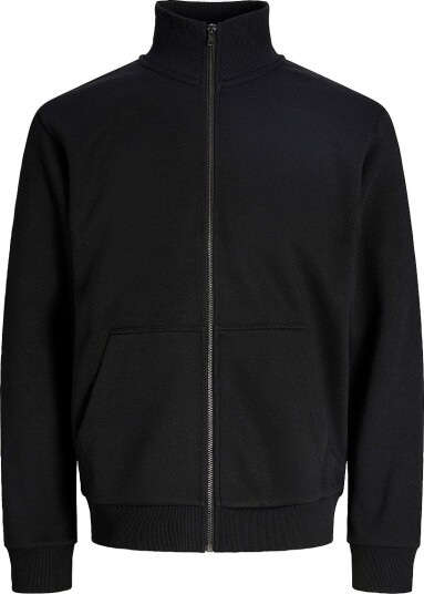 Jack & Jones Collegegenser Jjebradley Sweat Zip Hn Jnr Svart Jack & Jones Collegegenser Jjebradley Sweat Zip Hn Jnr Svart