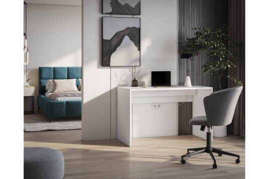 Skrivebord Nevy 120x60 cm Hvit