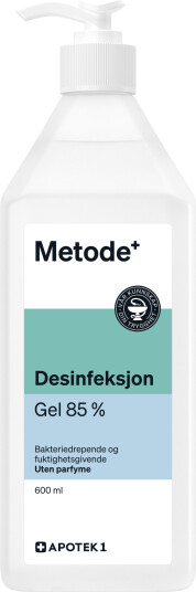Metode 85 % hånddesinfeksjon gel 600 ml