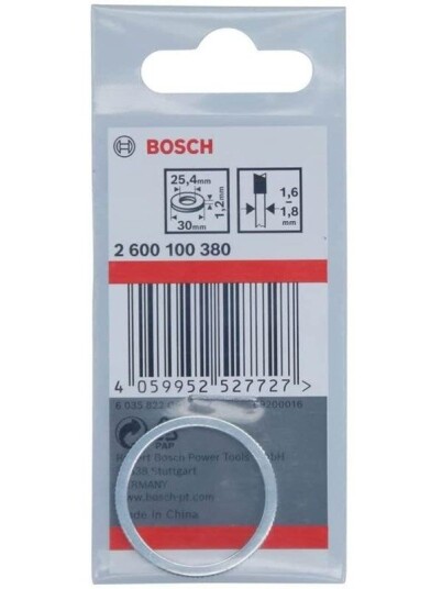 Bosch Reduction Ring for Circular Saw Blades 30 x 25.4 x 1.2 mm