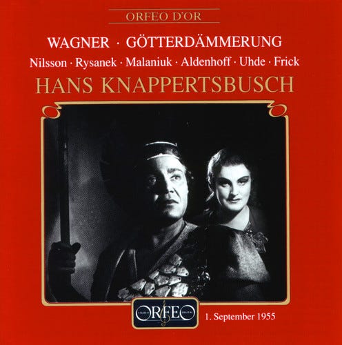 Hans Knappertsbusch Bavarian State Opera Chorus Bernd Aldenhoff Birgit Nilsson Elisabeth Lindermeier Gerda Sommerschuh Gottlob Frick Hermann Uhde Hertha T Pper Hertha Töpper Ira Malaniuk Irmgard Barth Leonie Rysanek Marianne Schech Otakar Kr