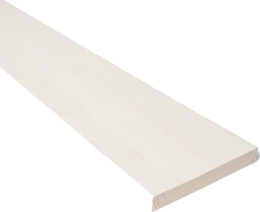 Bergene Holm Kledning rektangulær grunnet gran 19x148 mm klasse 1 hvit