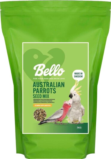 Bello Australian Parrot Seed Mix Fuglemat til Australsk Papegøye 3kg
