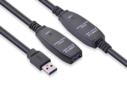 Elivi Usb 3.0 A Forlenger Kabel 10 Meter Aktiv M/f 3
