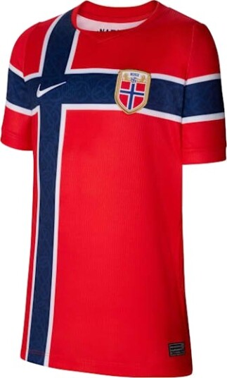 Nike NORGE 26 Stadium Hjemmedrakt Junior Chile Red/White 137 147