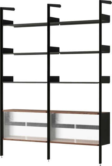 &Tradition Rombe IF3 og IF6 Hyllekonfigurasjon E Lakkert Valnøtt/antrasitt &Tradition Rombe IF3 og IF6 Hyllekonfigurasjon E Lakkert Valnøtt/antrasitt