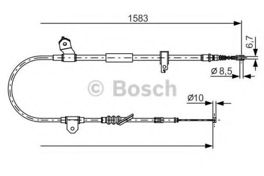 Bosch Tautrekk parkeringsbrems BOSCH 1 987 482 296 Bosch Tautrekk parkeringsbrems BOSCH 1 987 482 296