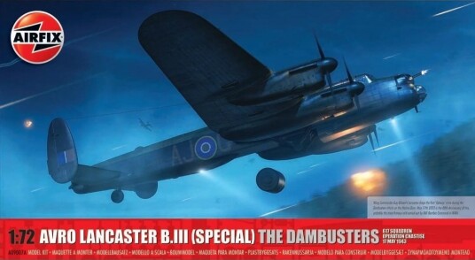 Airfix 1:72 Avro Lancaster B.III Special Dambusters Modellbyggesett