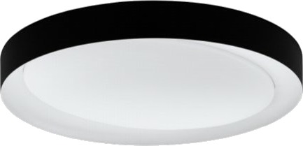 Eglo Laurito Loft 2760 Lm Ø490 Sort/Hvit Eglo Laurito Loft 2760 Lm Ø490 Sort/Hvit