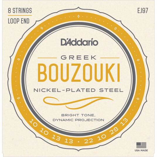 D'Addario EJ97 Bouzouki Greek sett 010-028