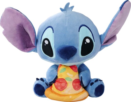 Disney Stitch Kosedyr Med Pizza 25 Cm Disney Stitch Kosedyr Med Pizza 25 Cm