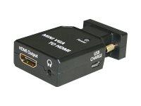 MicroConnect Mini VGA til HDMI Videokonverter med HDCP MicroConnect Mini VGA til HDMI Videokonverter med HDCP