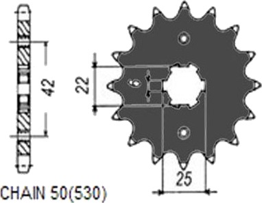 Kjededrev SUNSTAR 508 17 Kjededrev SUNSTAR 508 17