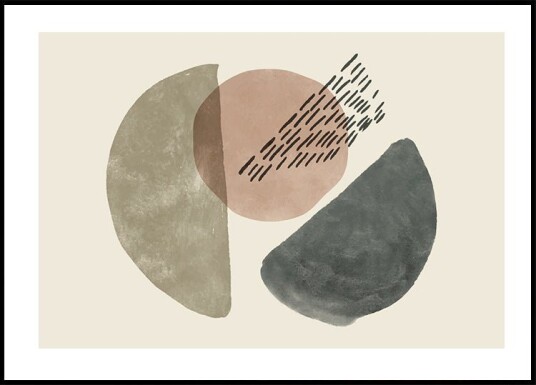 Abstract Shapes and Patterns Plakat Plakat / 40x50cm