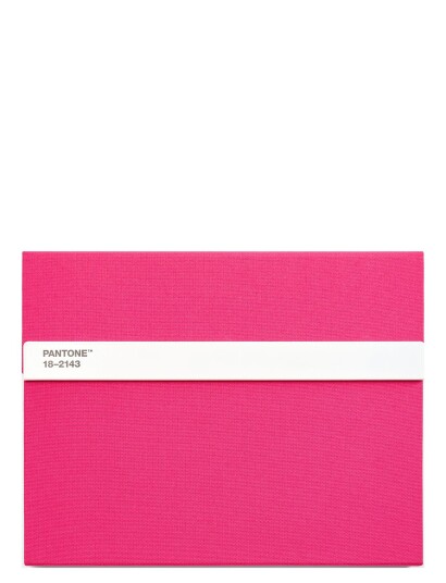 Pantone Pantone Ny Notatbok Med Blyant Linjert Pink One Size