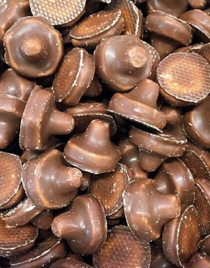 2,2 kg Dals Choko Svamp Skum Sopper Dekket med Sjokolade 2,2 kg Dals Choko Svamp Skum Sopper Dekket med Sjokolade