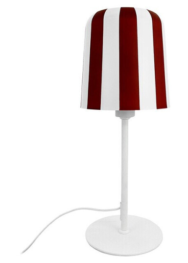 Dyberg Larsen Gry Bordlampe Mørk Rød/ Hvit