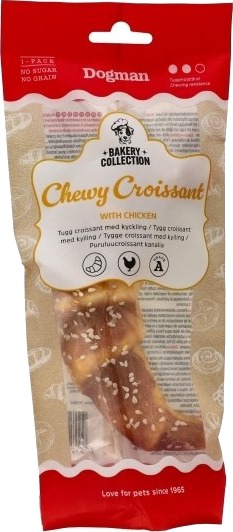 Dogman Bakery Collection Tugg Croissant Med Kyckling 15 cm 15 cm