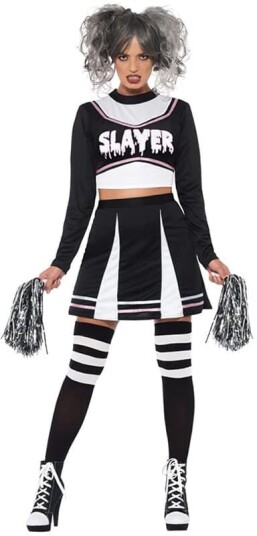 Smiffys Gotisk Cheerleader kostyme