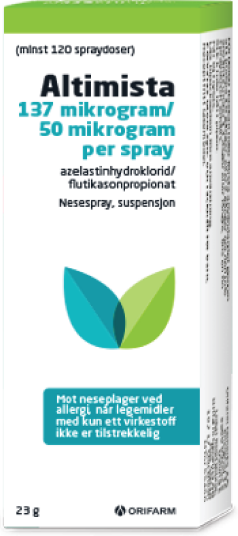 Altimista 137 μg/50 μg nesespray 120 doser