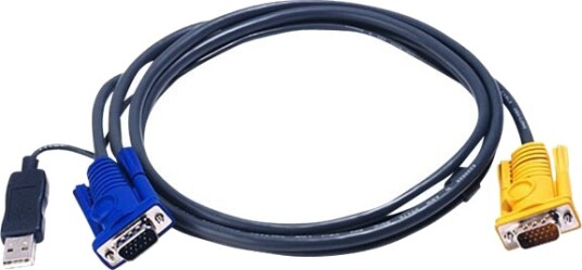 Aten 2L-5206Up Video- Usb-Kabel 15-Pins Sphd Hann Til Usb Hd-15 Vga Hann 6 M Aten 2L-5206Up Video- Usb-Kabel 15-Pins Sphd Hann Til Usb Hd-15 Vga Hann 6 M