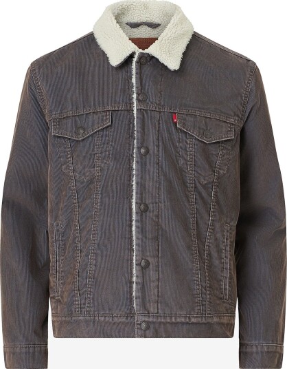 Levi's Kordfløyelsjakke Type 3 Sherpa Trucker Brun Levi's Kordfløyelsjakke Type 3 Sherpa Trucker Brun