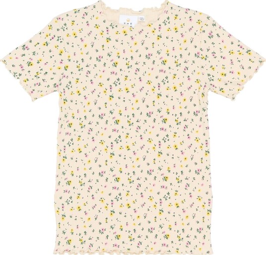 The New Tnsummer S_S Rib Tee Beige 122/128