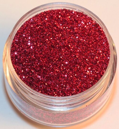 Negleglitter Finkornet Kirsebær 8ml Glitter Negleglitter Finkornet Kirsebær 8ml Glitter
