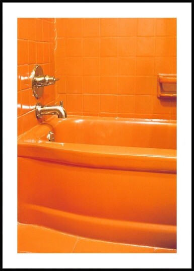 Orange Tub Plakat Plakat / 70x100cm