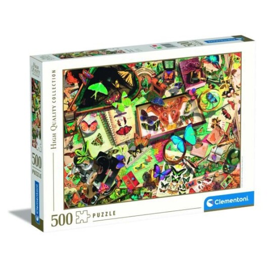 Clementoni Puslespill 500 Brikker Sommerfuglesamler